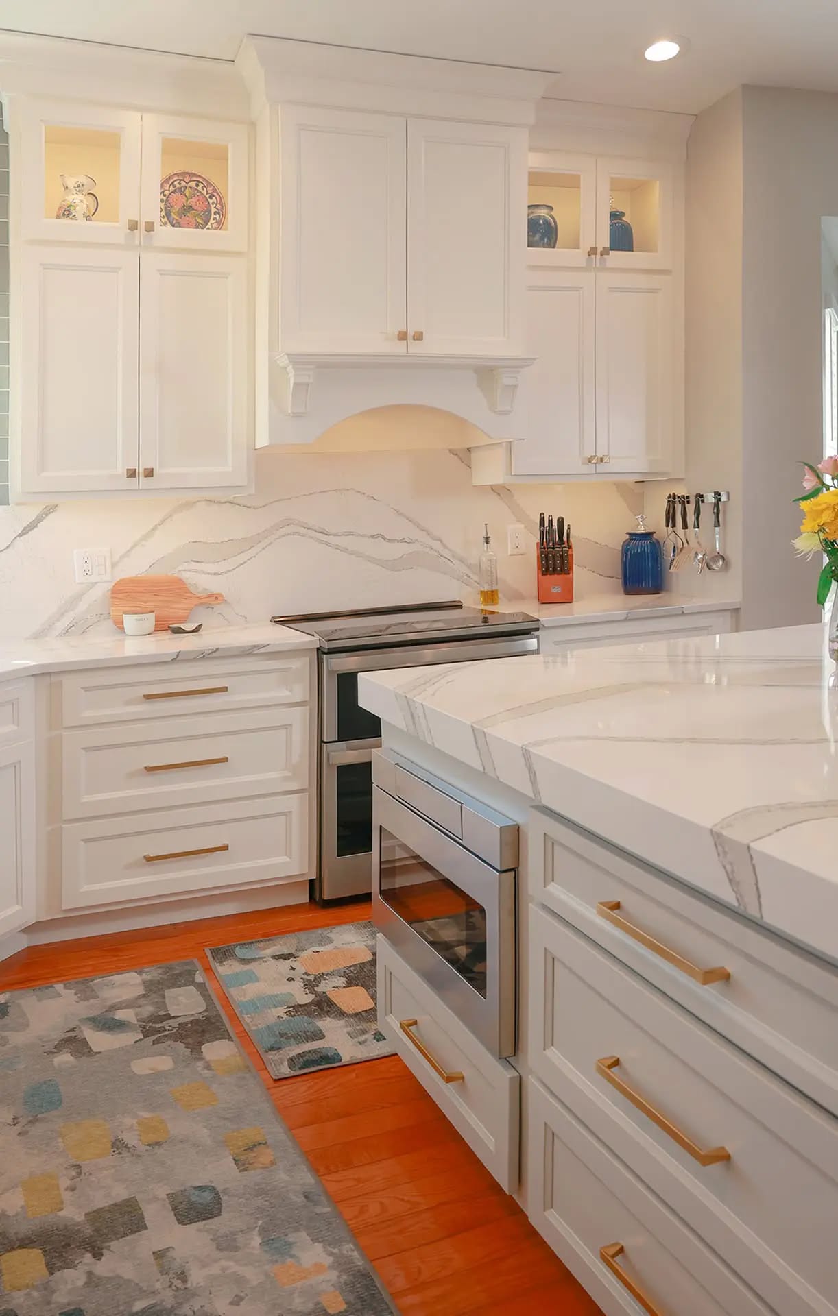 White shaker kitchen remodel